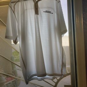 Arizona Cardinals White Polo Shirt